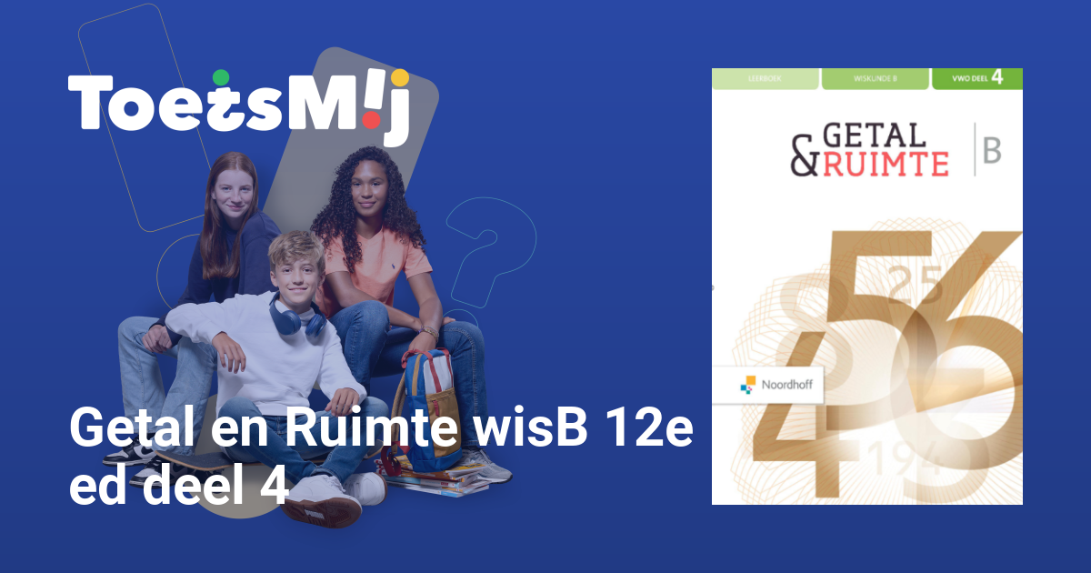 Getal en Ruimte wisB 12e ed deel 4 Vwo Klas 6 Oefentoetsen, Antwoorden