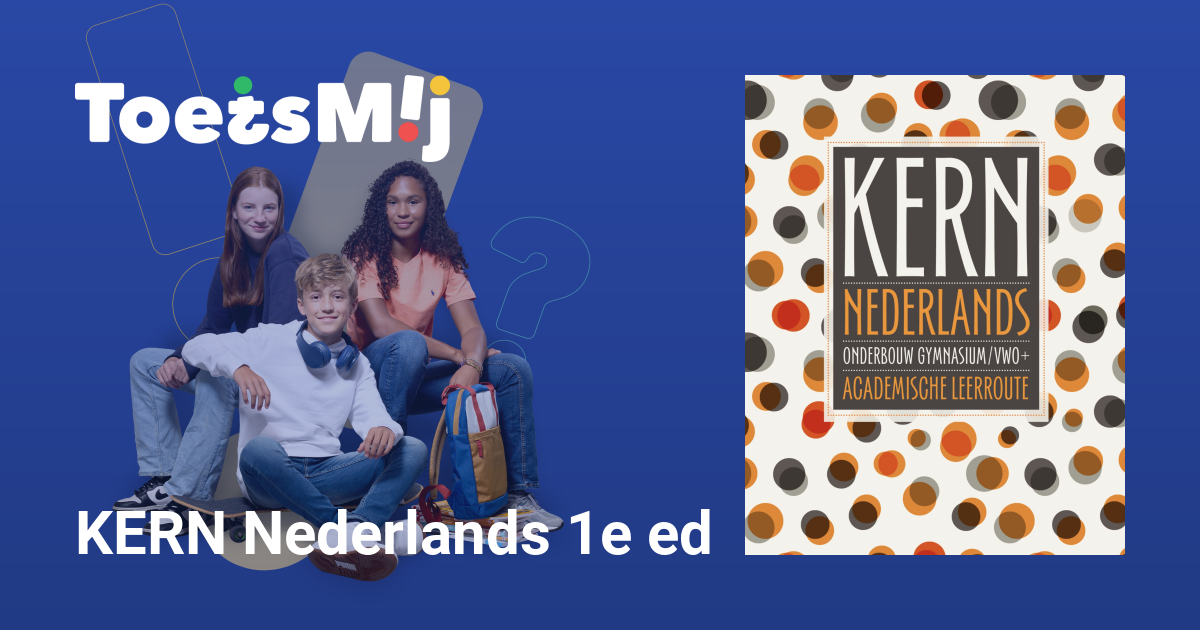 KERN Nederlands 1e ed Gymnasium/vwo+ Klas 1-3 Oefentoetsen, Antwoorden