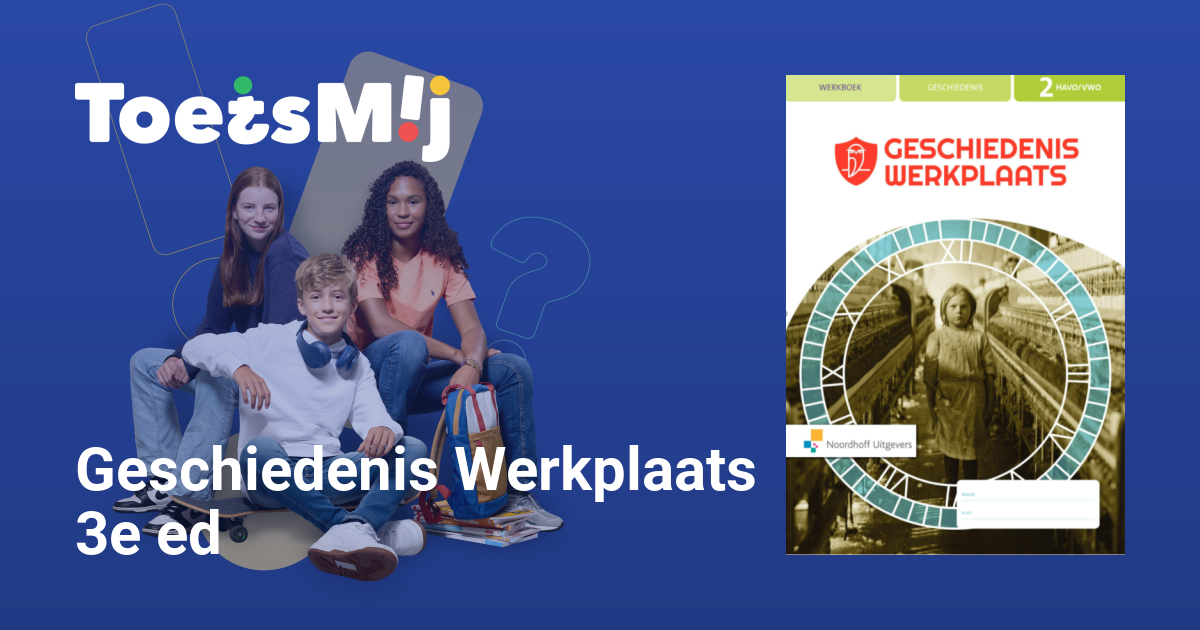 Antwoorden Geschiedenis Werkplaats Havo/vwo 2 Hoofdstuk 3