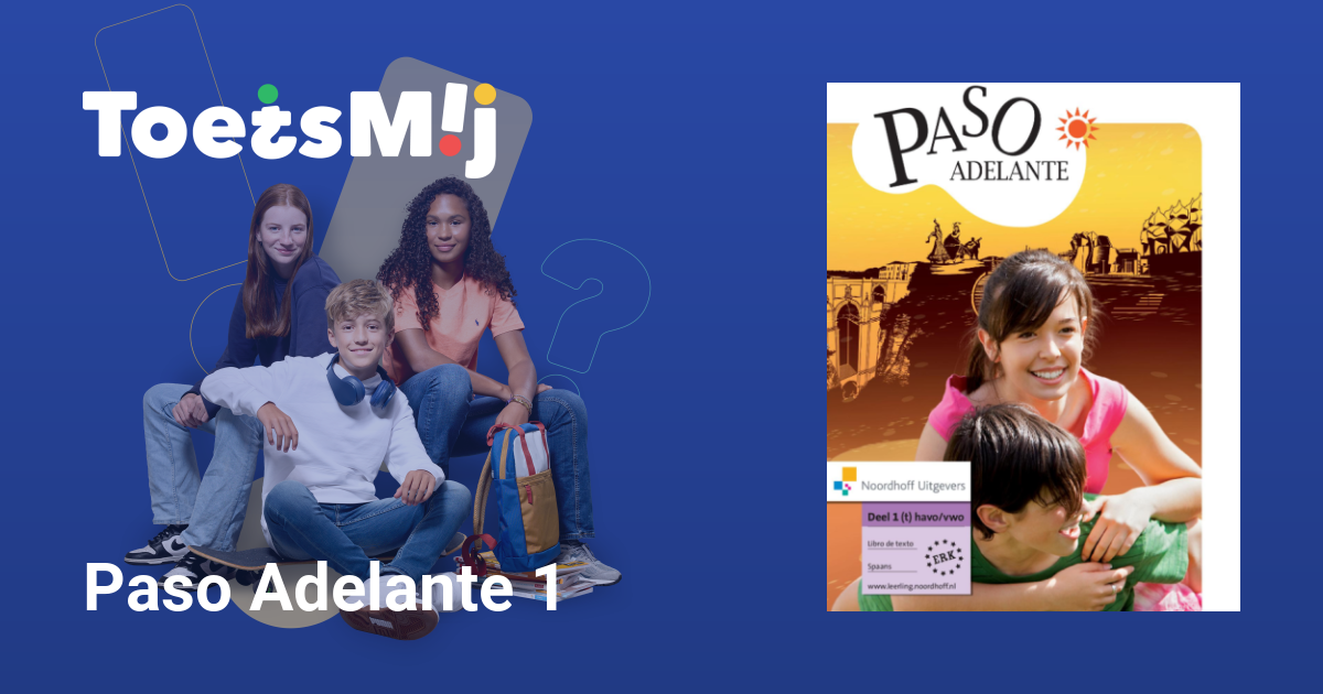 Paso Adelante Deel 1 Havo Vwo